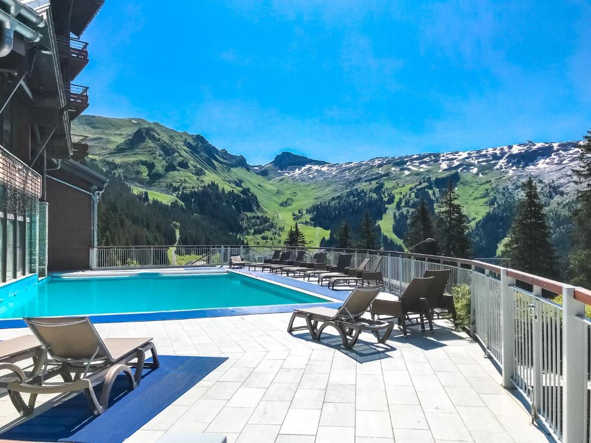Large One-Bedroom Apartment, Wheelchair Adapted, Les Terrasses D'Eos Flaine Bagian luar foto