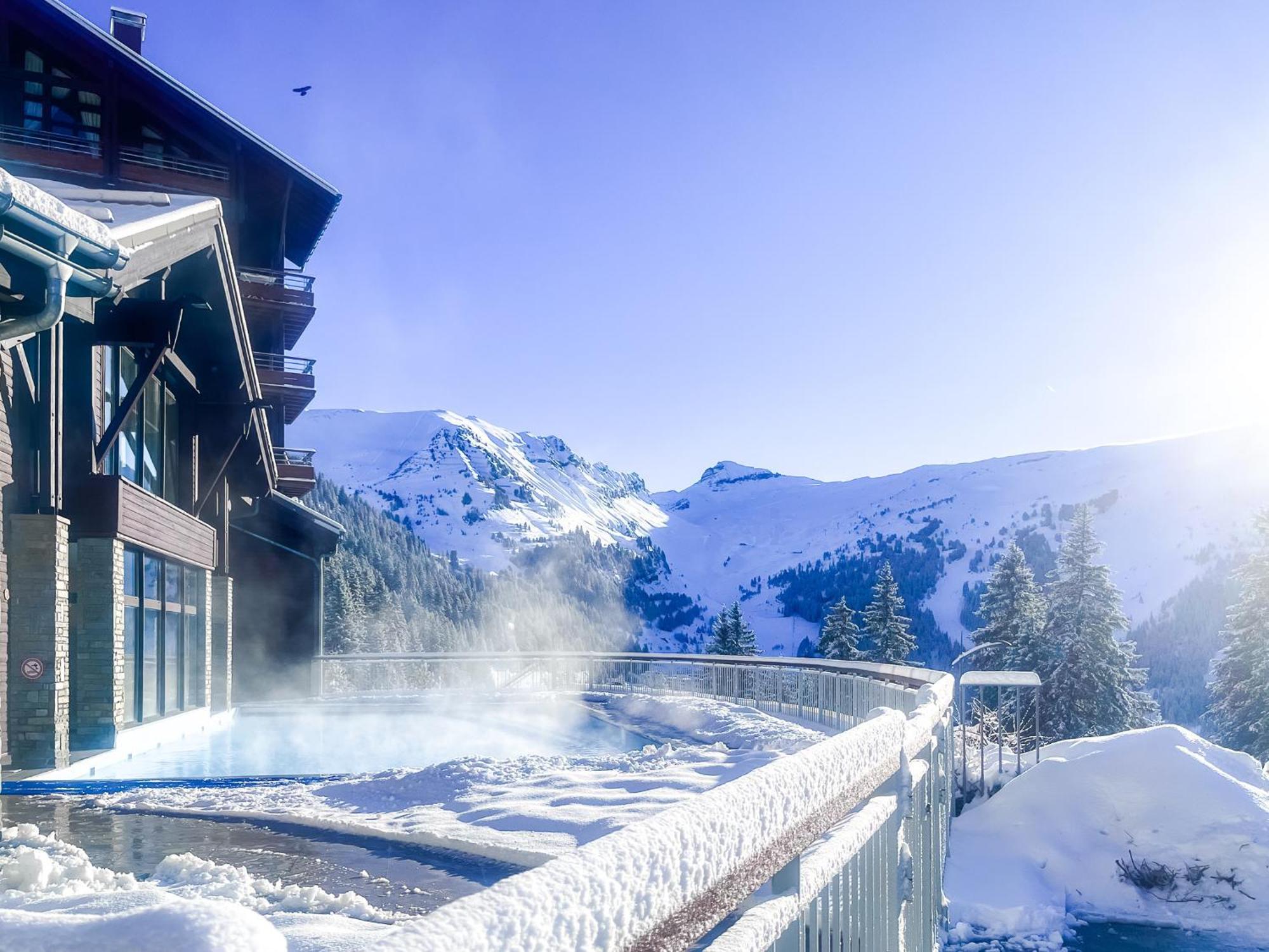 Large One-Bedroom Apartment, Wheelchair Adapted, Les Terrasses D'Eos Flaine Bagian luar foto