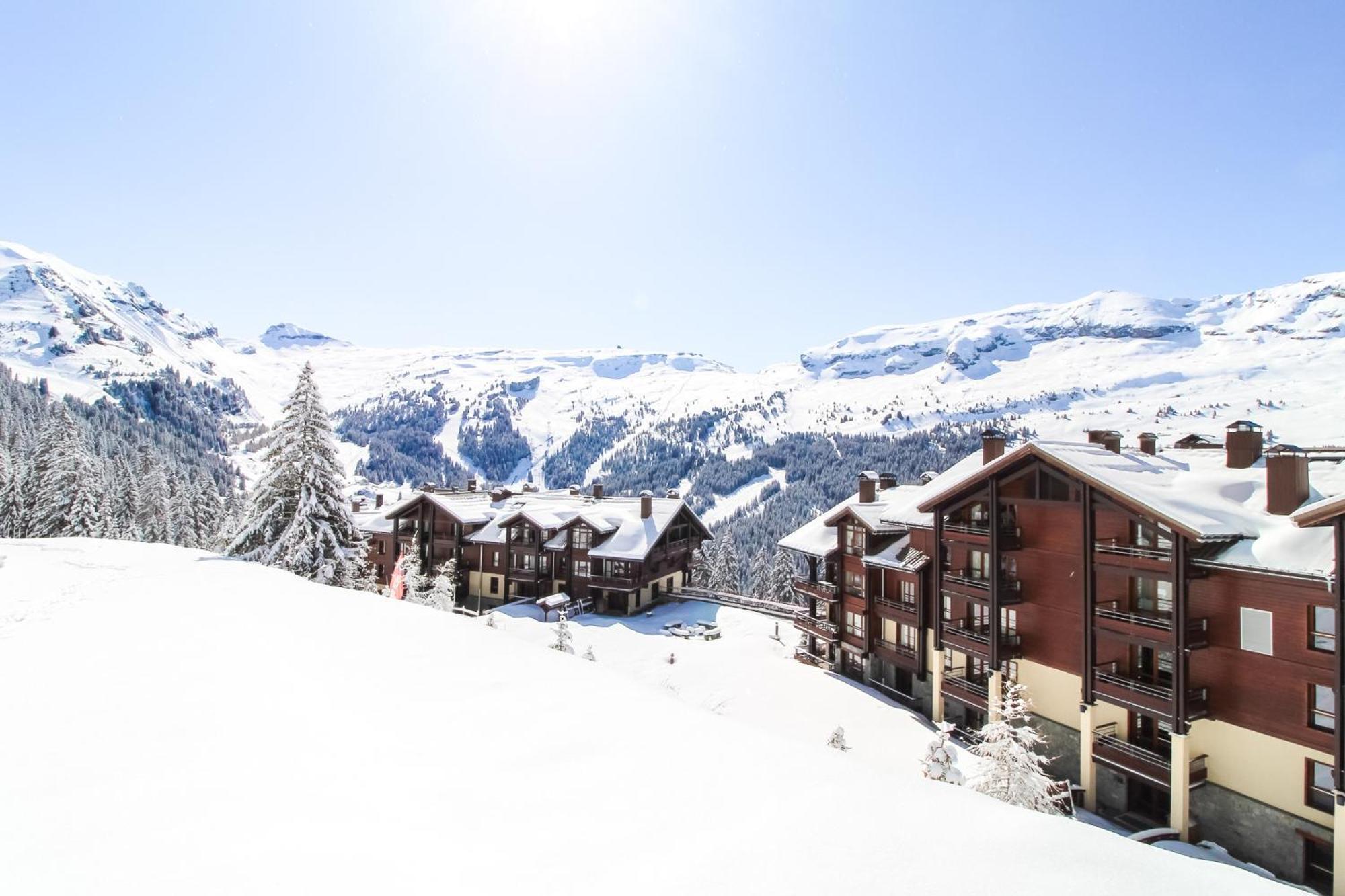 Large One-Bedroom Apartment, Wheelchair Adapted, Les Terrasses D'Eos Flaine Bagian luar foto