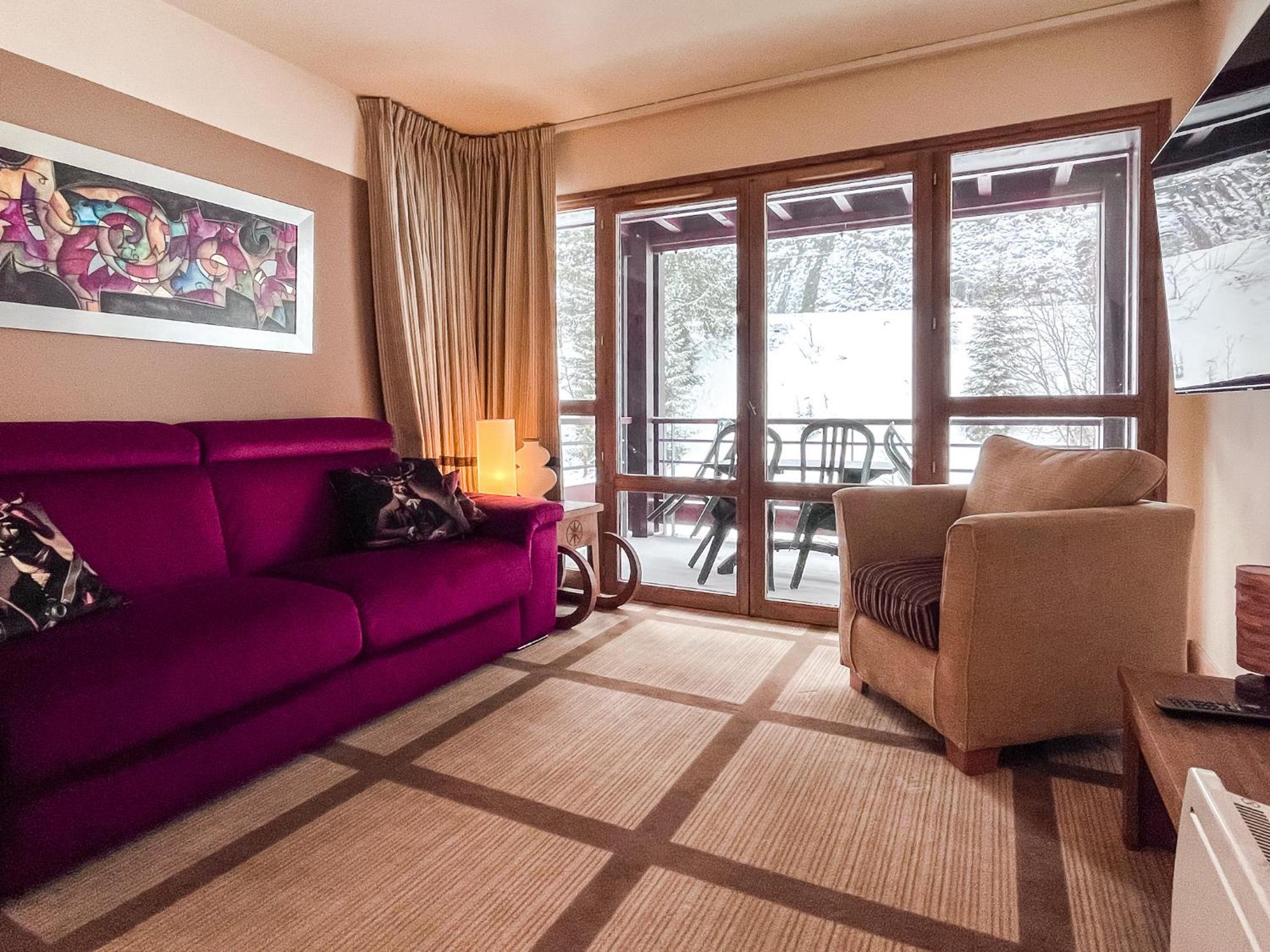 Large One-Bedroom Apartment, Wheelchair Adapted, Les Terrasses D'Eos Flaine Bagian luar foto