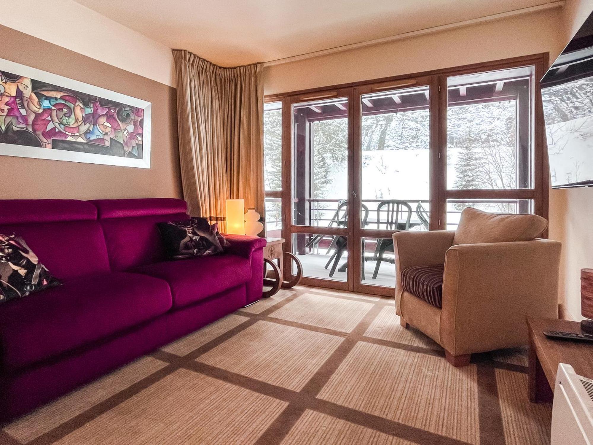 Large One-Bedroom Apartment, Wheelchair Adapted, Les Terrasses D'Eos Flaine Bagian luar foto