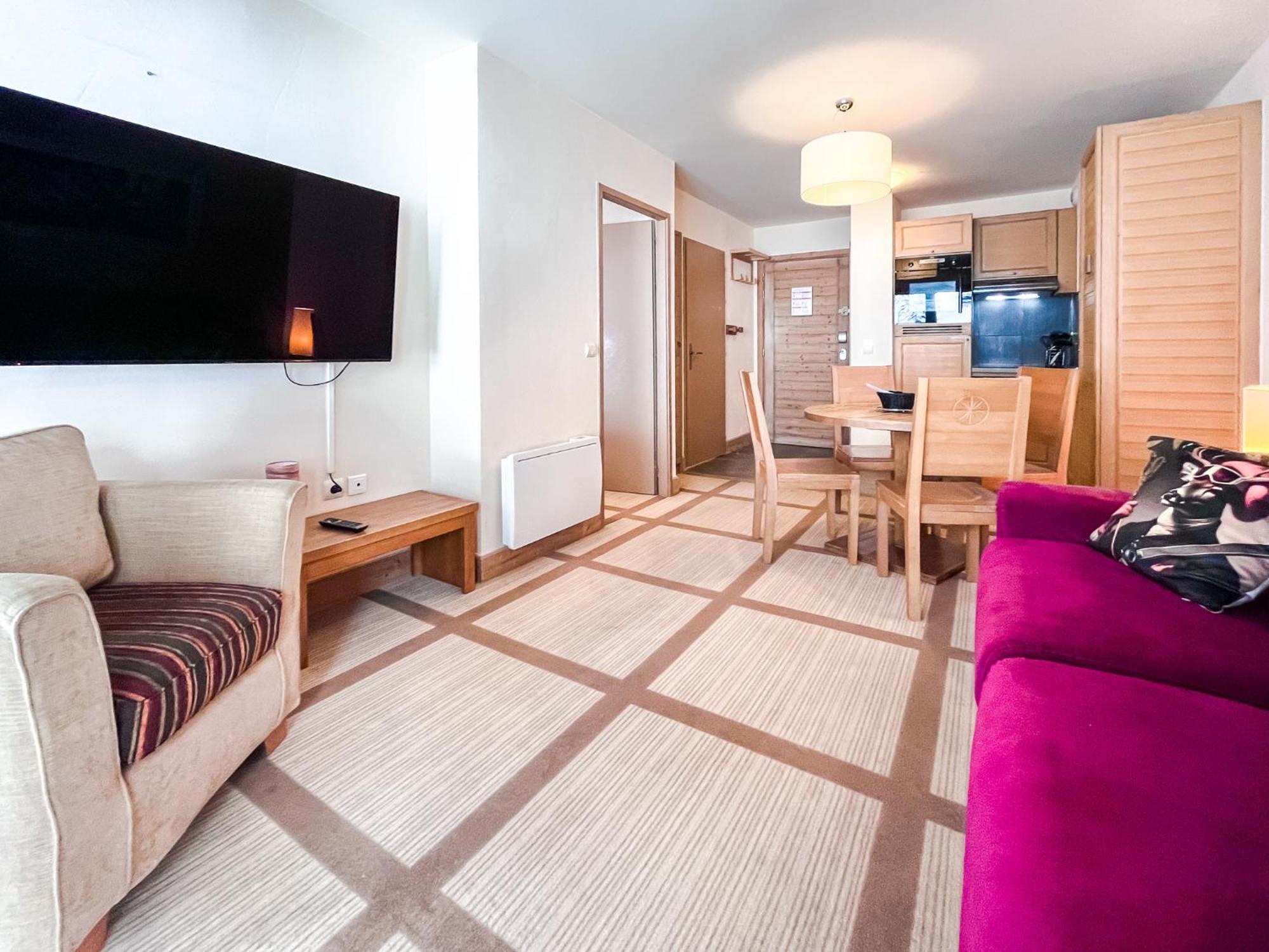 Large One-Bedroom Apartment, Wheelchair Adapted, Les Terrasses D'Eos Flaine Bagian luar foto