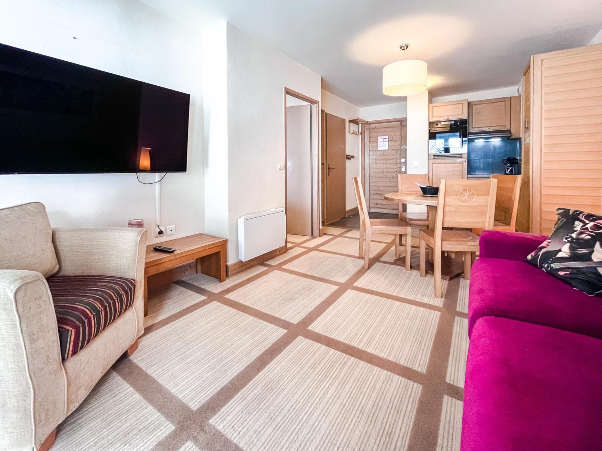 Large One-Bedroom Apartment, Wheelchair Adapted, Les Terrasses D'Eos Flaine Bagian luar foto