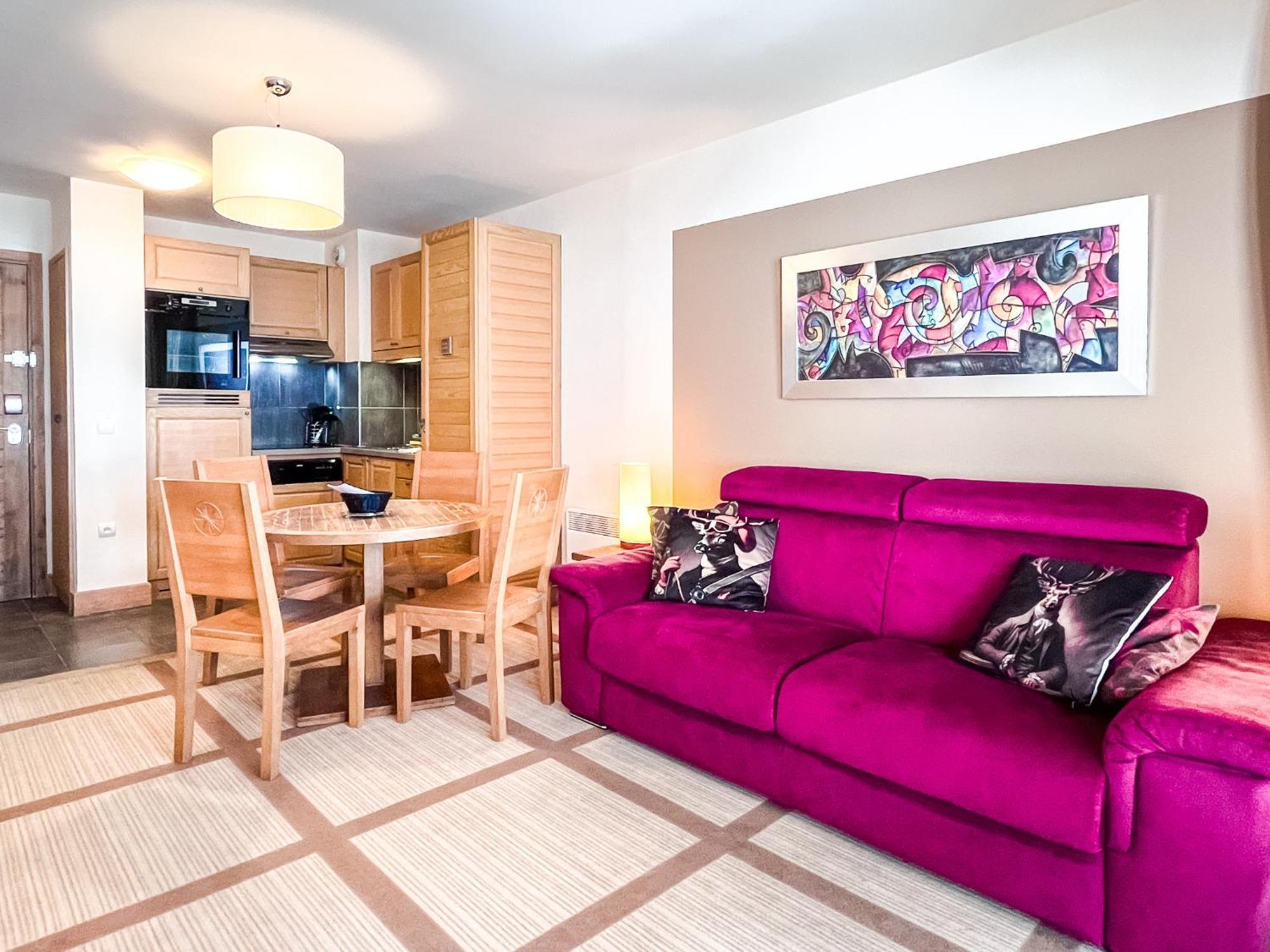 Large One-Bedroom Apartment, Wheelchair Adapted, Les Terrasses D'Eos Flaine Bagian luar foto