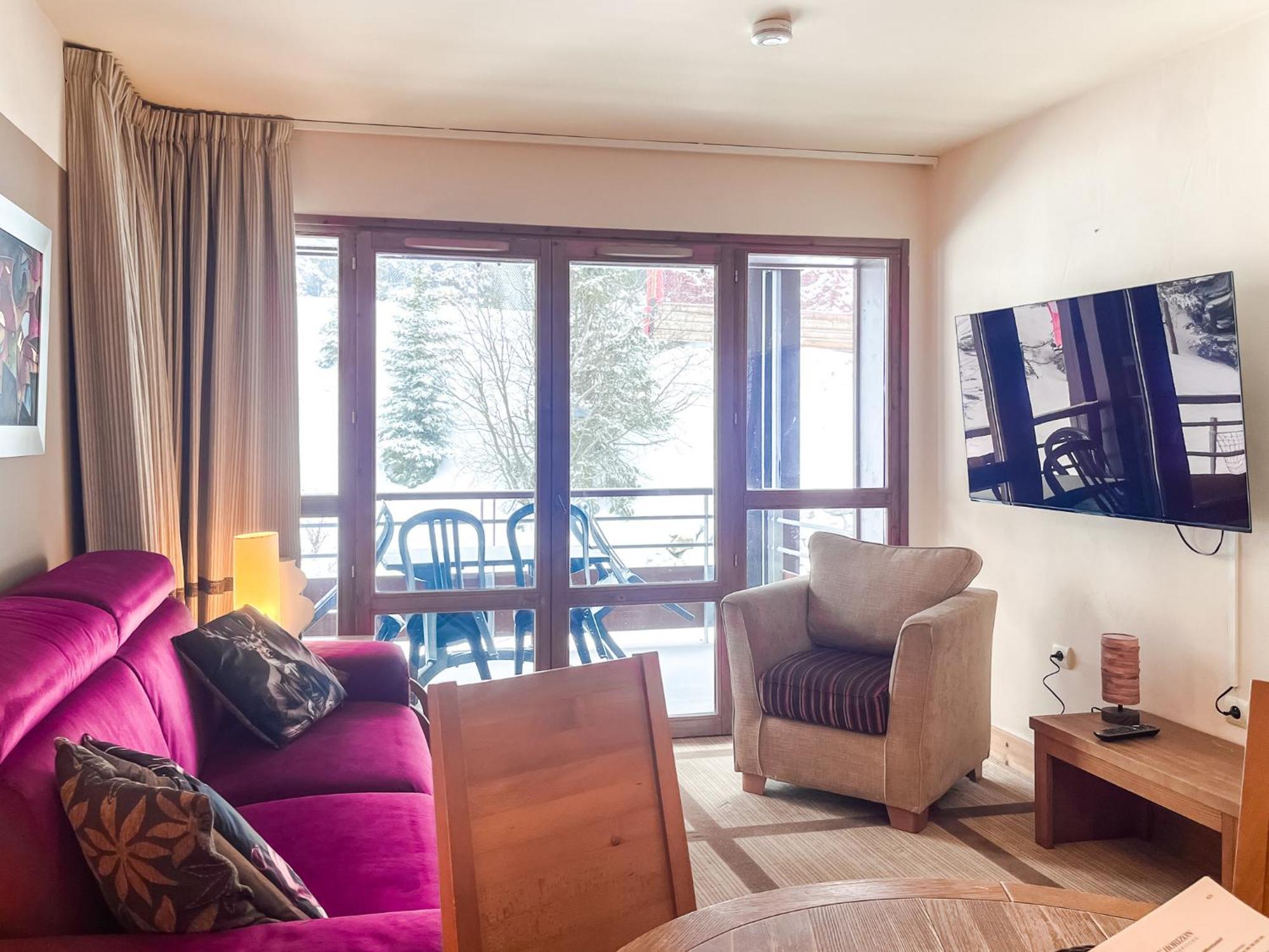Large One-Bedroom Apartment, Wheelchair Adapted, Les Terrasses D'Eos Flaine Bagian luar foto