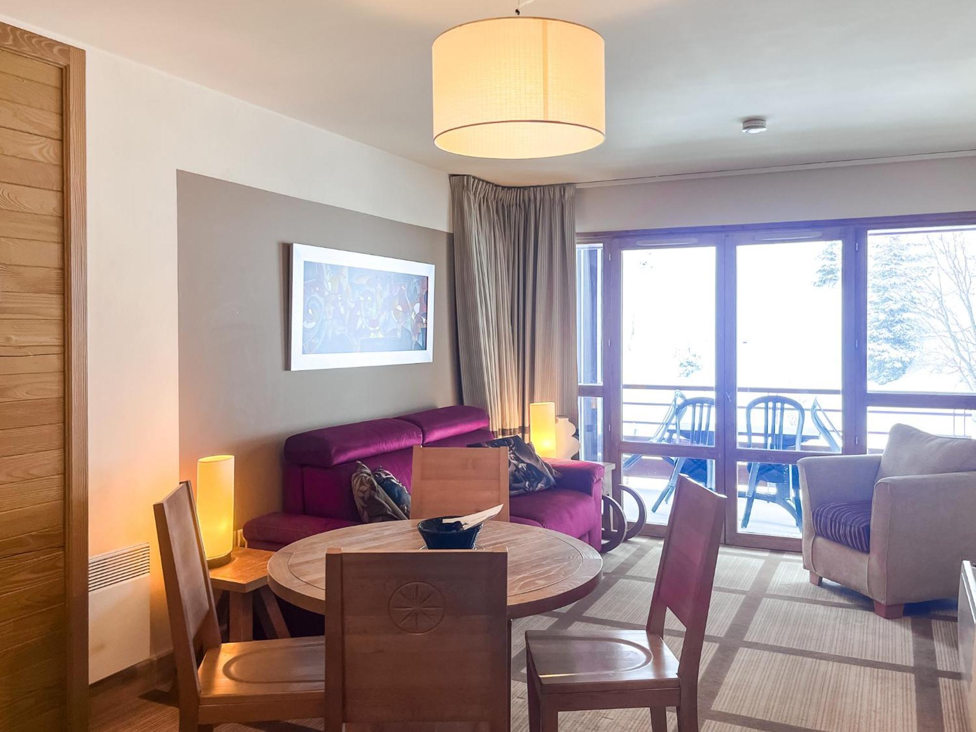 Large One-Bedroom Apartment, Wheelchair Adapted, Les Terrasses D'Eos Flaine Bagian luar foto