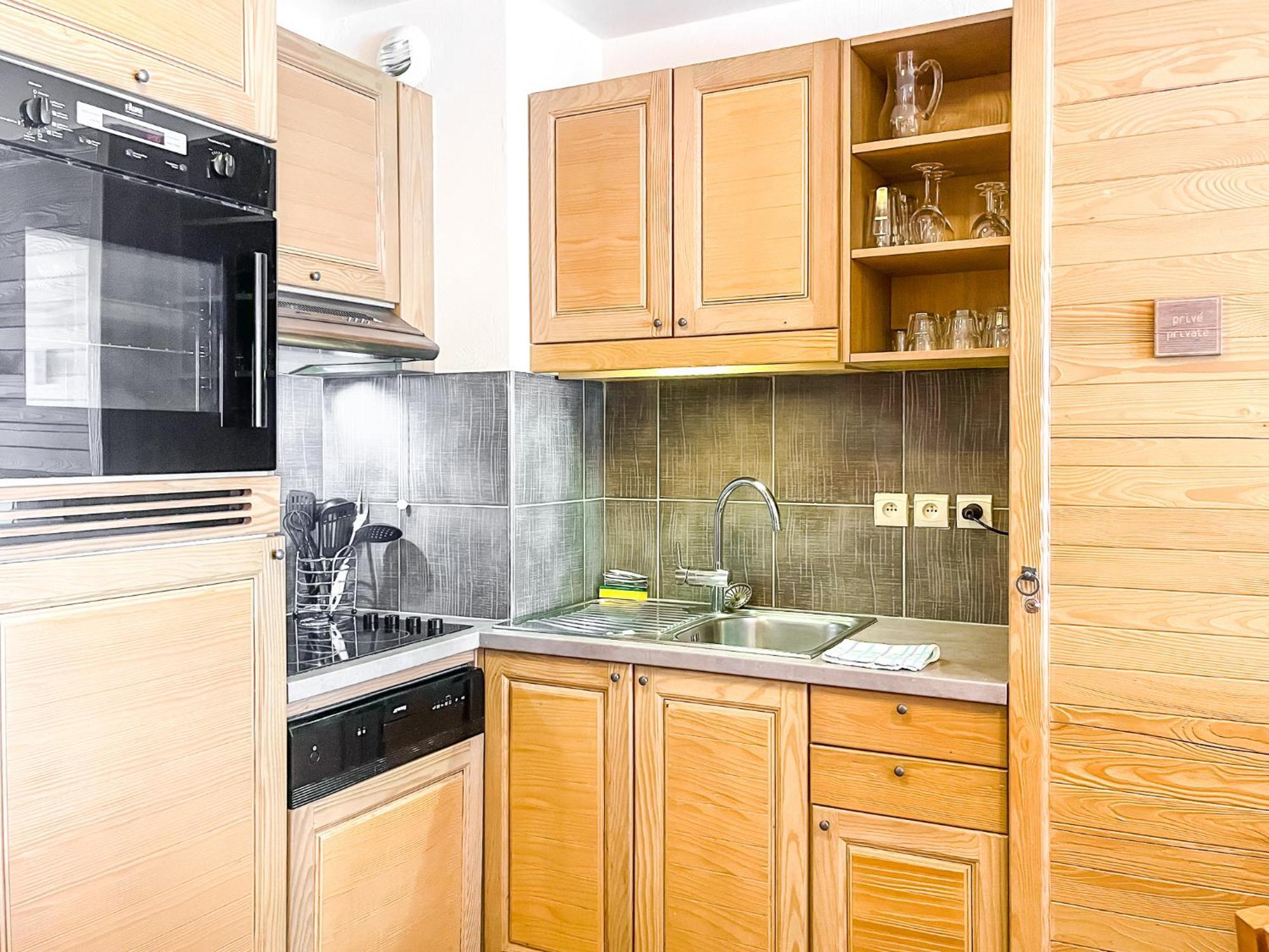 Large One-Bedroom Apartment, Wheelchair Adapted, Les Terrasses D'Eos Flaine Bagian luar foto
